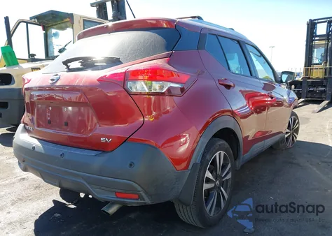 2020 Nissan Kicks Sv Xtronic Cvt from USA, damaged, VIN 3N1CP5CVXLL487733